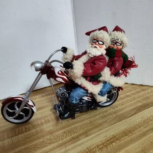 Clothtique Holiday Hog Motorcycle Gramps Grams New Tags Vintage 2005 Collectible